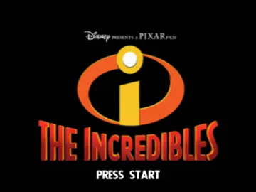 Disney-Pixar The Incredibles screen shot title